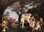 Albani  Francesco Diana and Actaeon oil painting reproduction